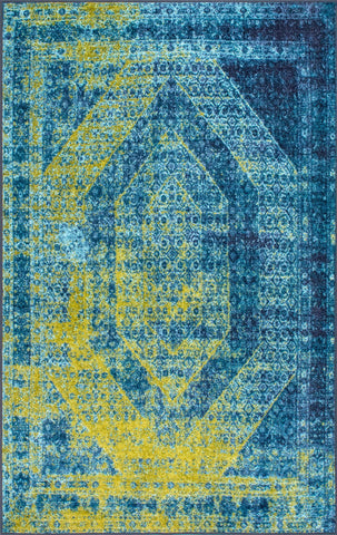 Alfombras nuLOOM - Vintage Karon - Azul