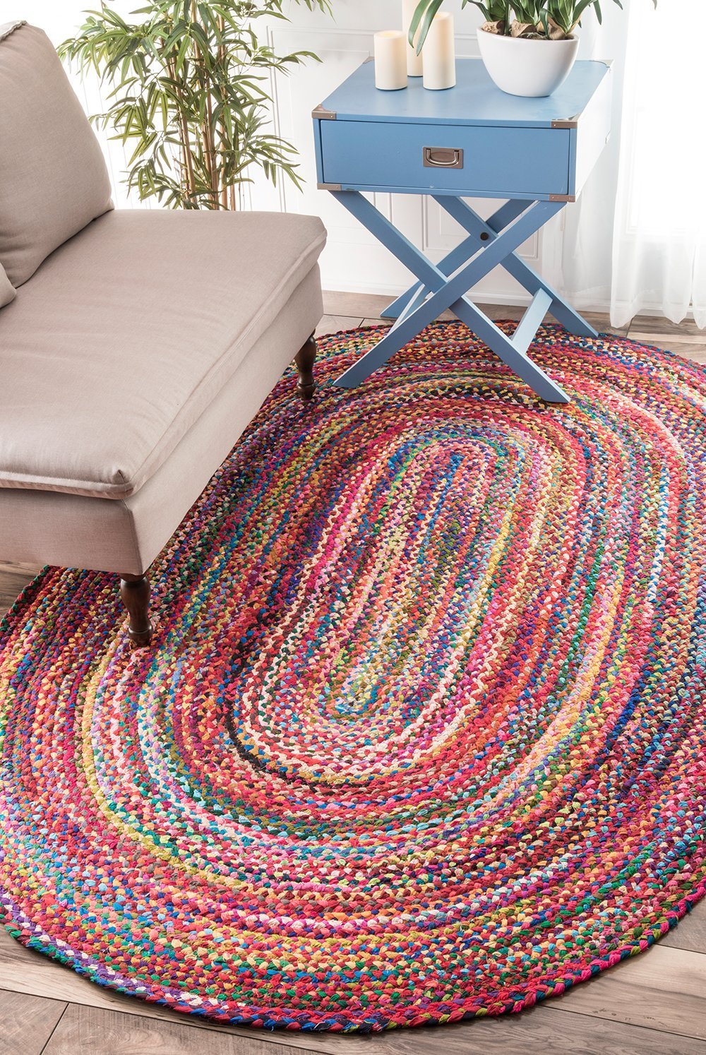 Nuloom Rugs - Hand Braided Tammara - Multi