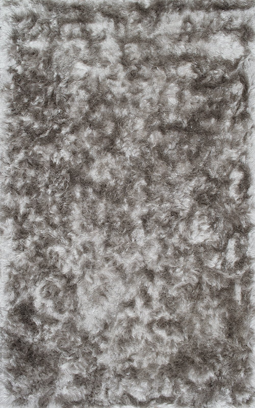 Nuloom Rugs - Hand Woven Latonia Silken Shaggy - Silver