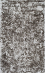 Alfombras nuLOOM - Latonia Silken Shaggy tejida a mano - Plata