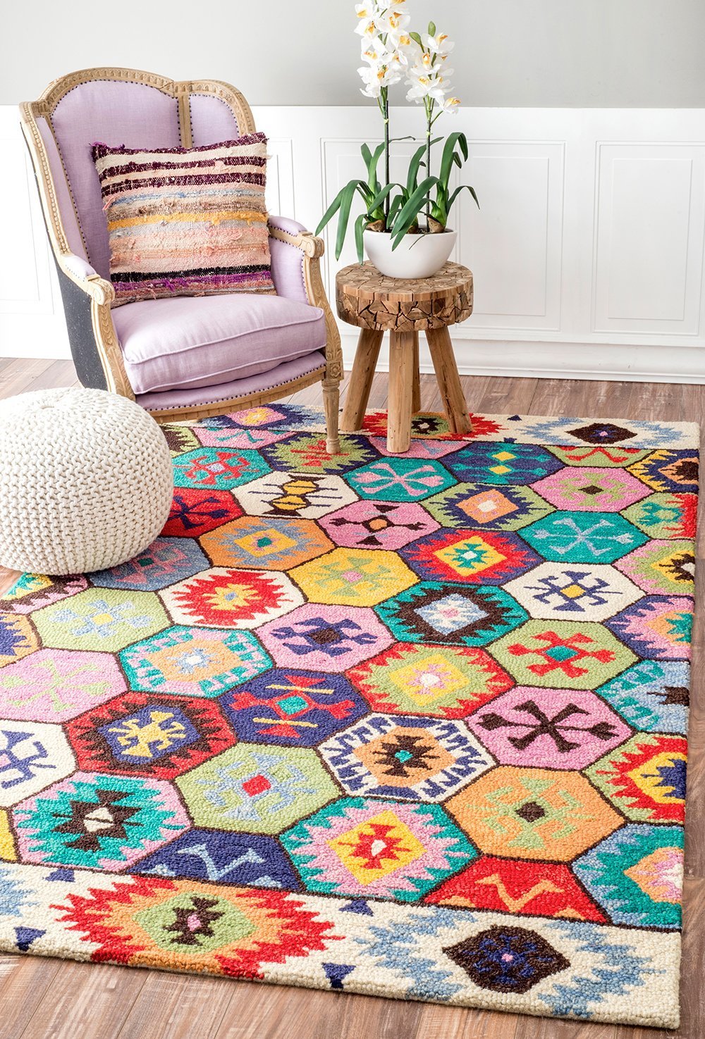 Nuloom Rugs - Hand Tufted Giuseppina - Multi