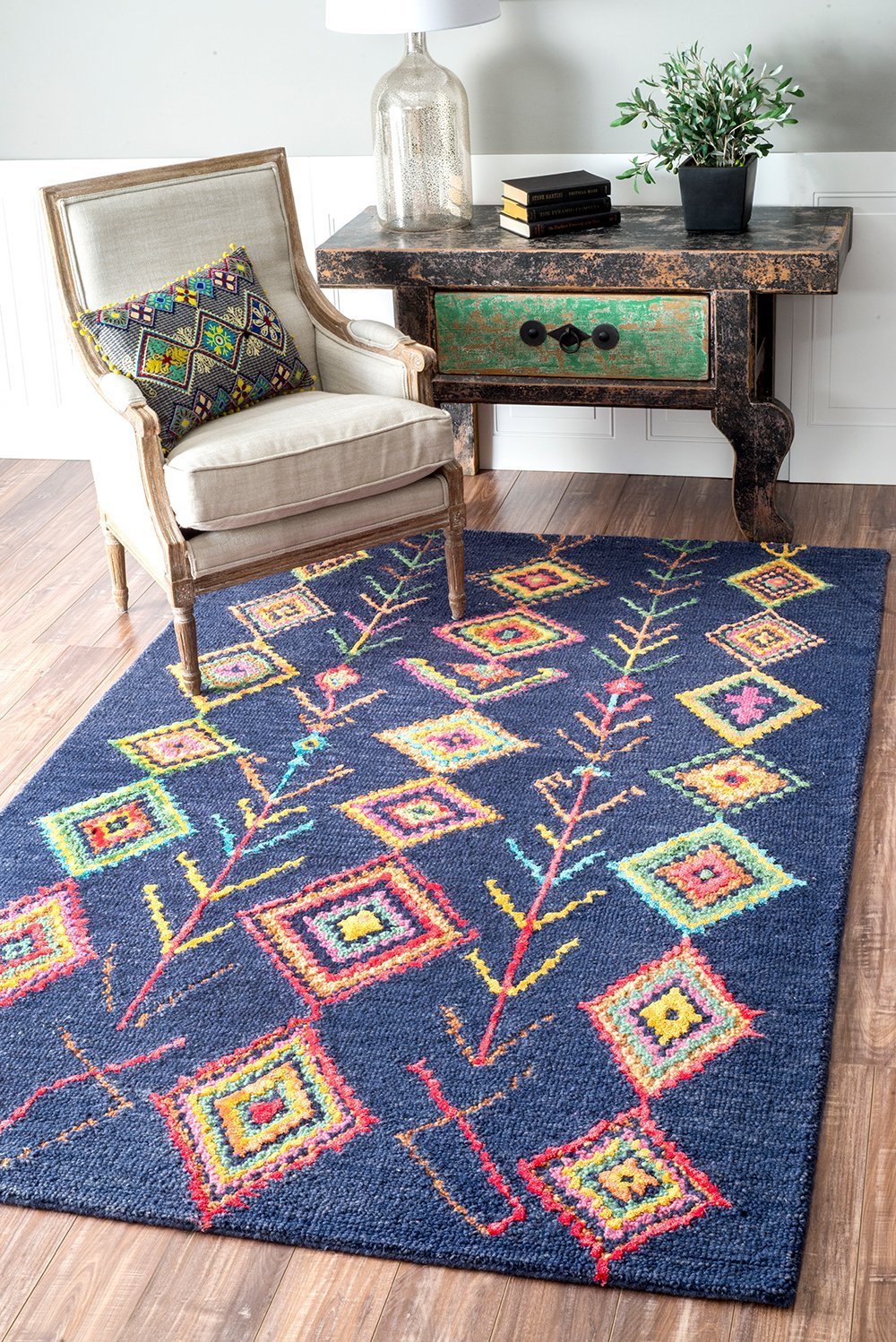 Nuloom Rugs - Hand Tufted Belini Area Rug - Blue