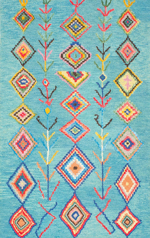 nuLOOM Rugs - Hand Tufted Belini Area Rug - Turquoise