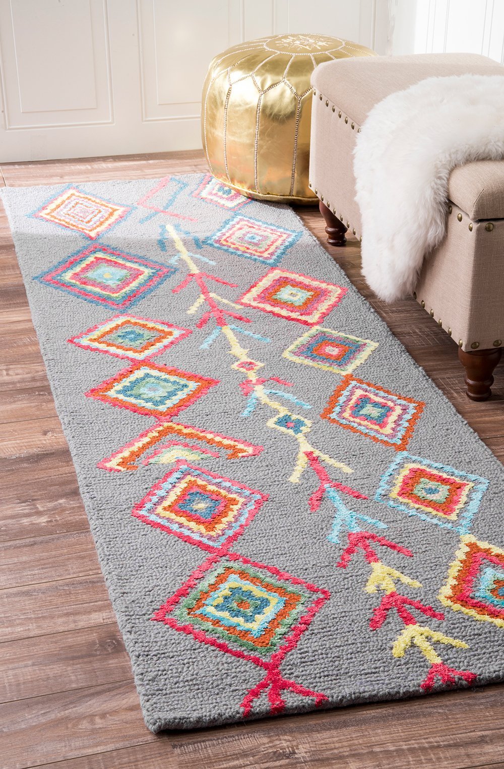 Nuloom Rugs - Hand Tufted Belini Area Rug - Grey