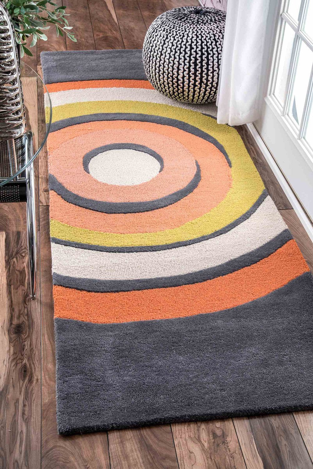 nuLOOM Rugs - Thomas Paul Hand Tufted Swirl - Grey