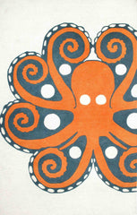 nuLOOM Rugs - homas Paul Hand Tufted Octopus - Orange