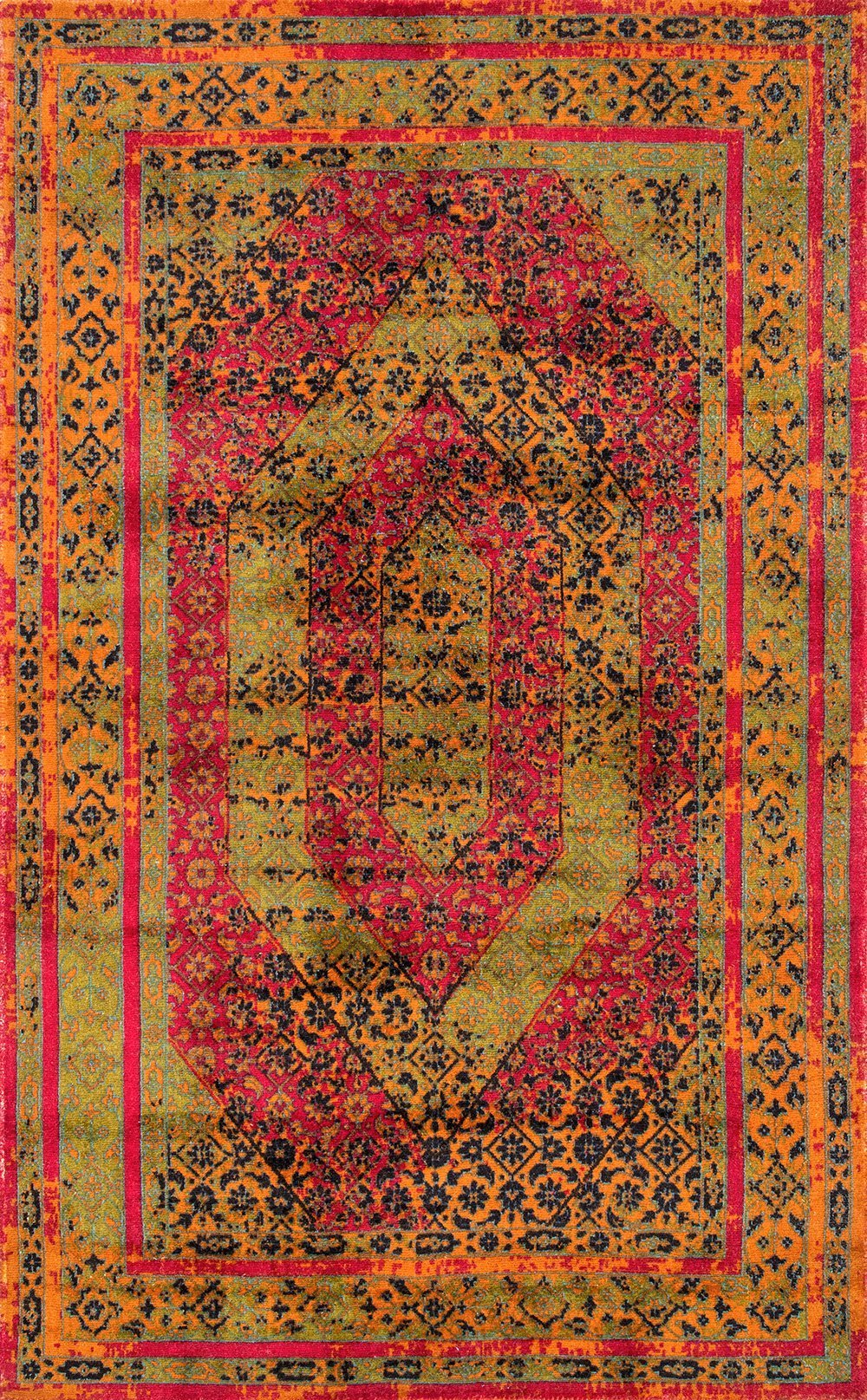 Nuloom Rugs - Hand Tufted Vintage Nakisha  - Gold