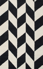 nuLOOM Rugs - Hand Tufted Katte - Black and White