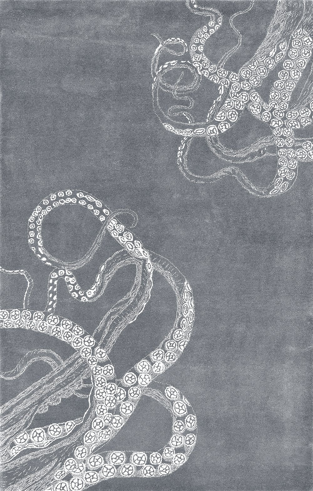 Nuloom Rugs - Hand Tufted Octopus Tail - Midnight