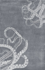 nuLOOM Rugs - Hand Tufted Octopus Tail - Midnight