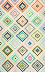 nuLOOM Rugs - Hand Tufted Tribal Diamond Orval - Ivory