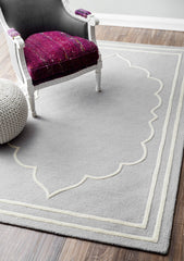 nuLOOM Rugs - Hand Hooked Tari - Grey