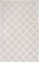nuLOOM Rugs - Hand Hooked Takako - Light Grey