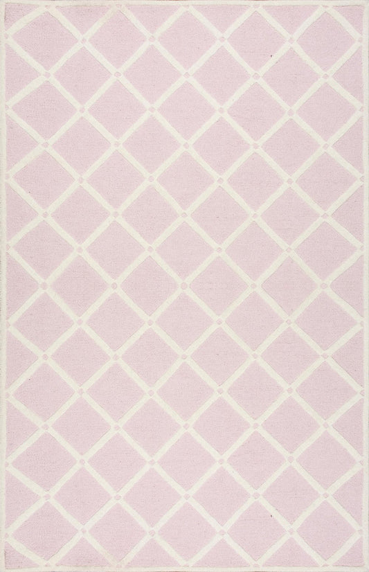 Nuloom Rugs - Hand Hooked Takako - Pink