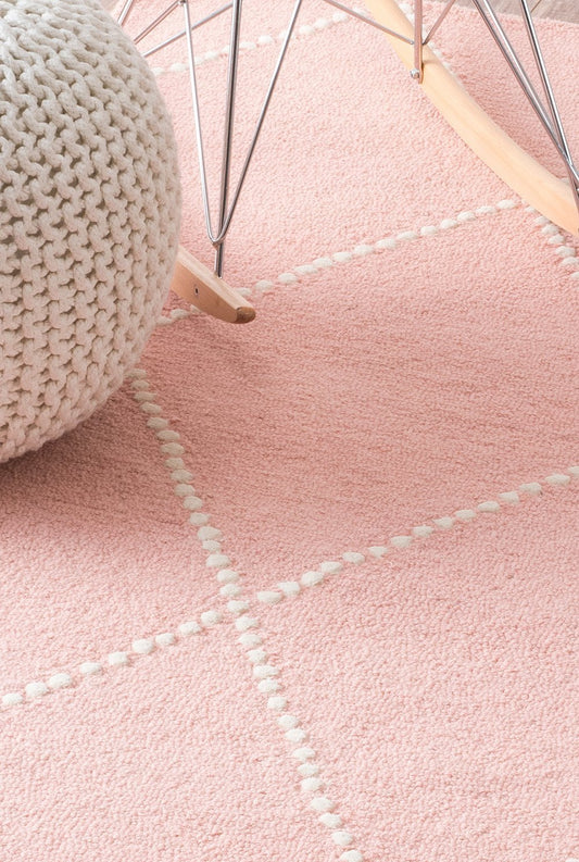 Nuloom Rugs - Hand Tufted Elvia - Baby Pink