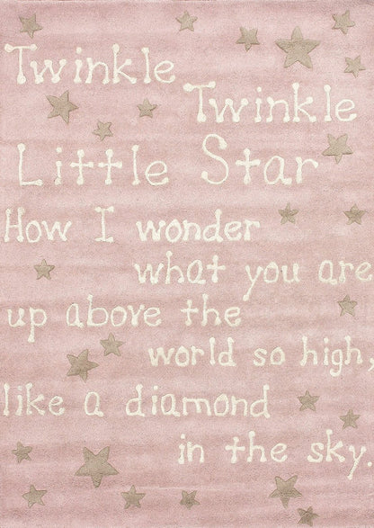 nuLOOM Rugs - Hand Tufted Twinkle Twinkle - Baby Pink