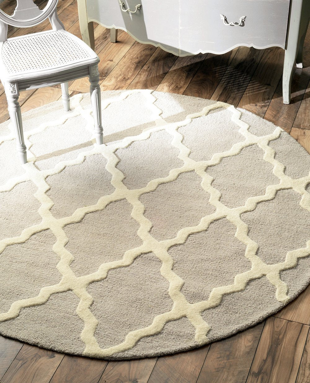 Nuloom Rugs - Hand Hooked Marrakech Trellis - Tan