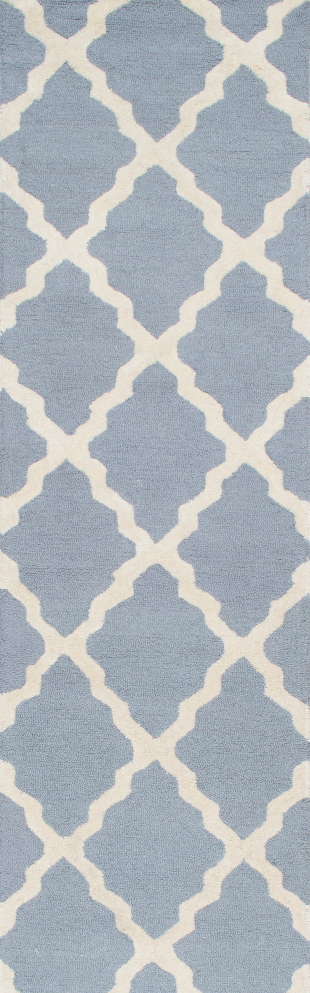 Nuloom Rugs - Hand Hooked Marrakech Trellis - Spa Blue