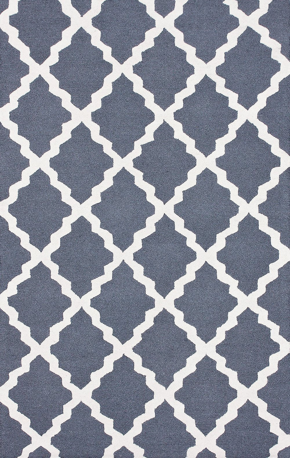 Nuloom Rugs - Hand Hooked Marrakech Trellis - Blue Grey