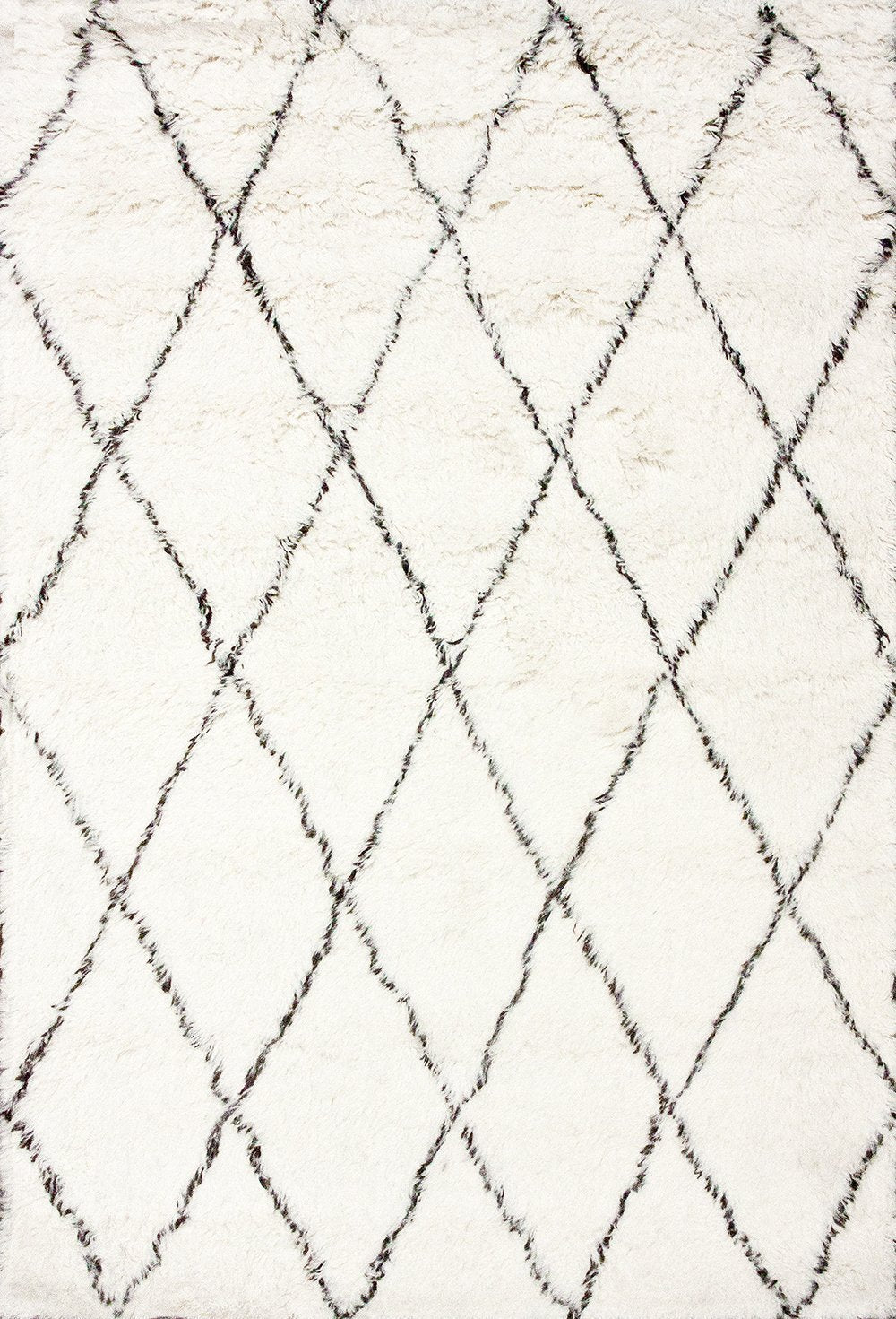 Nuloom Rugs - Hand Made Marrakech Shag - Ivory