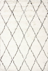 nuLOOM Rugs - Hand Made Marrakech Shag - Ivory
