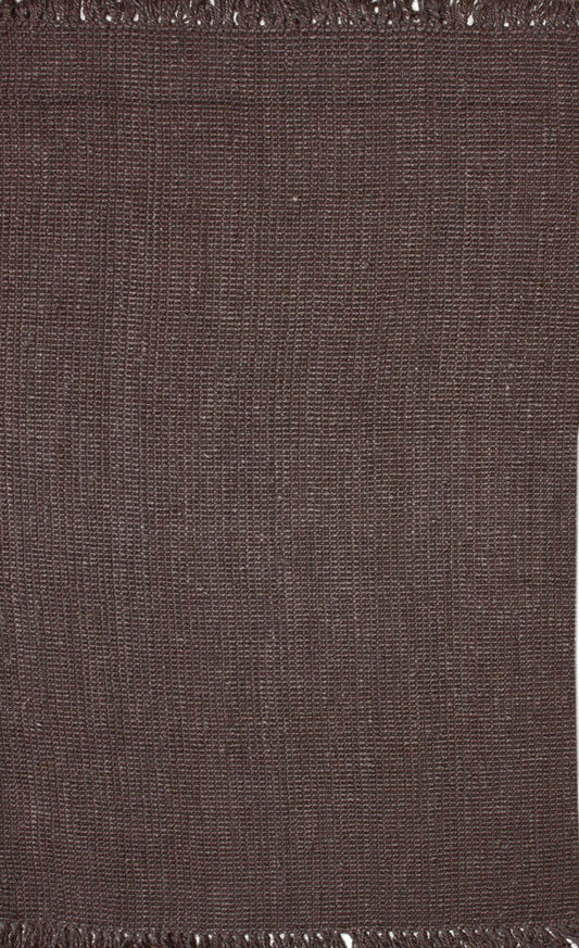 Nuloom Rugs - Hand Woven Chunky Loop Jute - Chocolate