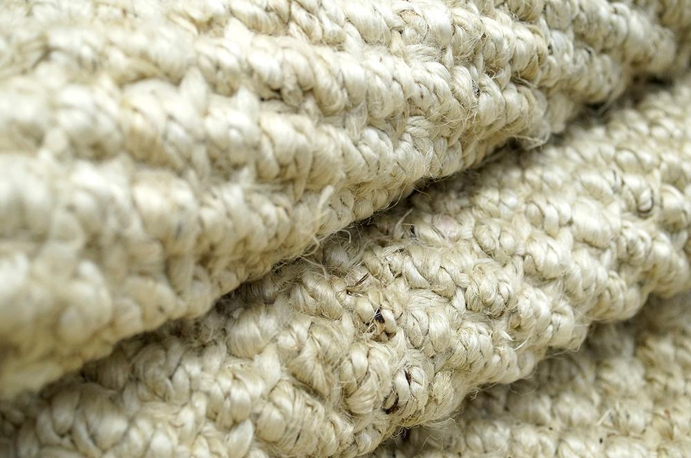 Nuloom Rugs - Hand Woven Chunky Loop Jute - Bleached