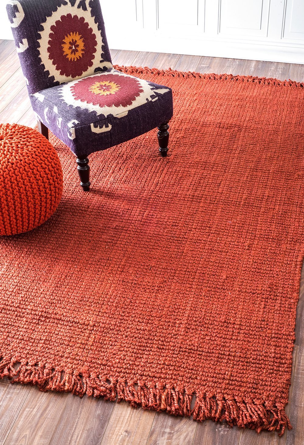 Nuloom Rugs - Hand Woven Chunky Loop Jute - Terra