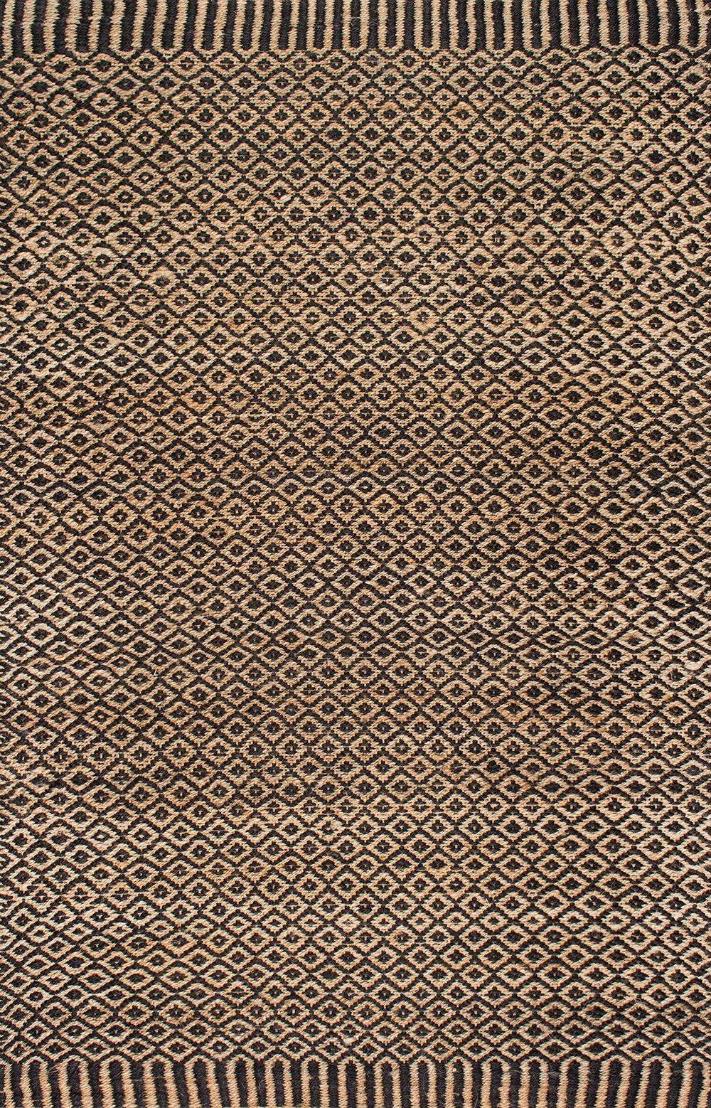 Alfombras nuLOOM - Louise Trellis tejidas a mano - Negro