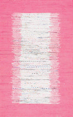 nuLOOM Rugs - Flatweave Tasha Cotton Rug - Pink