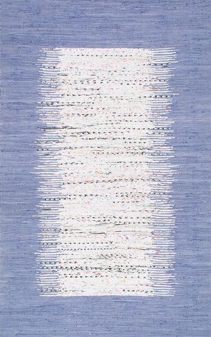 nuLOOM Rugs - Flatweave Tasha Cotton Rug - Denim