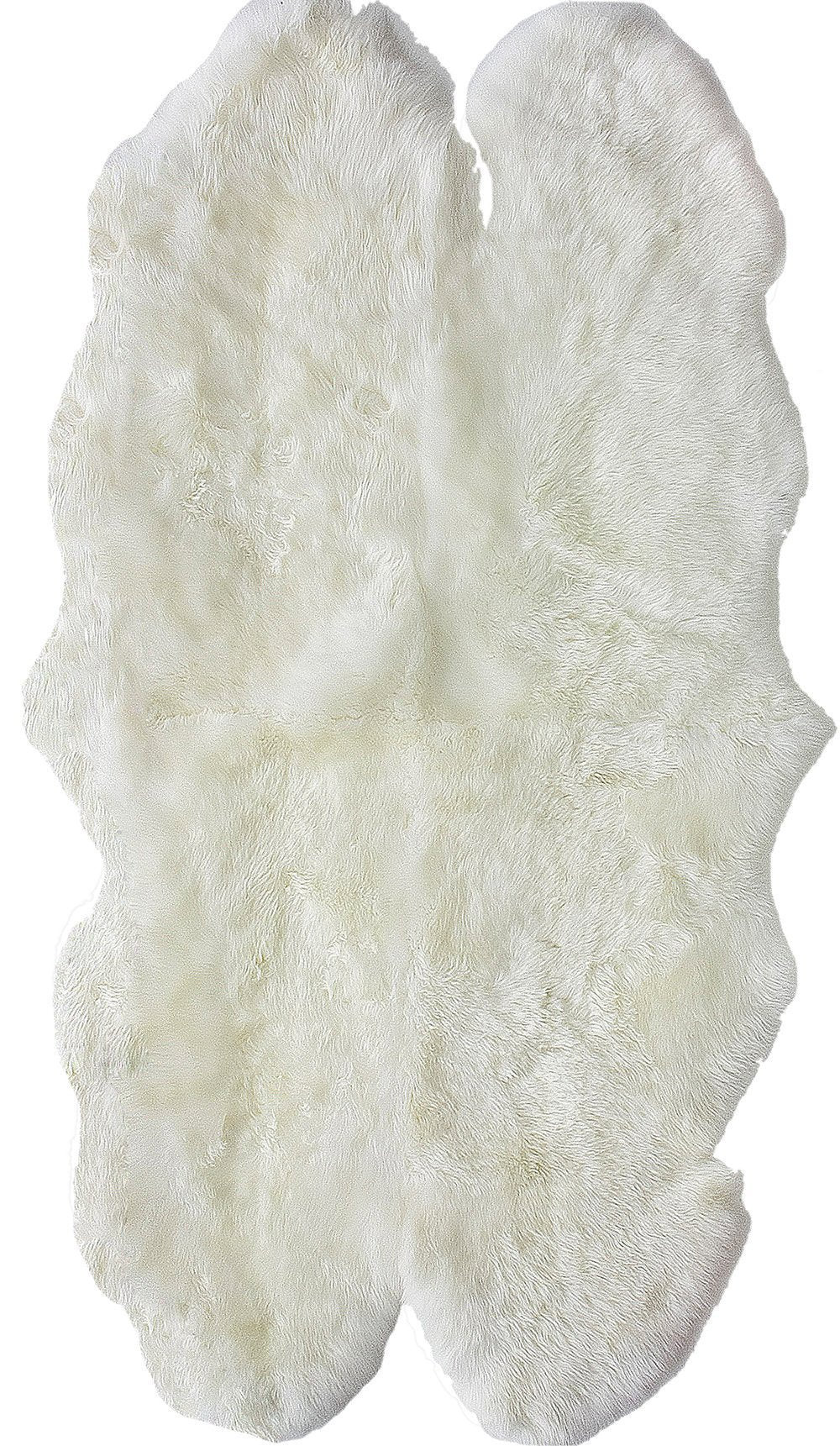 Alfombras nuLOOM - Piel de oveja Quarto Luxe hecha a mano - Natural