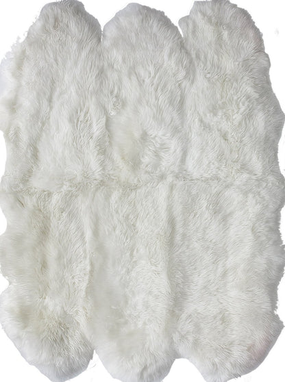 Nuloom Rugs - Hand Made Sexto Luxe Sheepskin - Natural