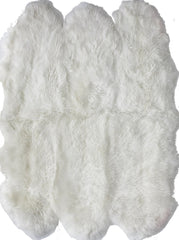 Alfombras nuLOOM - Piel de oveja Sexto Luxe hecha a mano - Natural