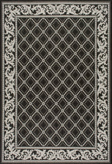 nuLOOM Rugs - Sammie Trellis Outdoor - Black
