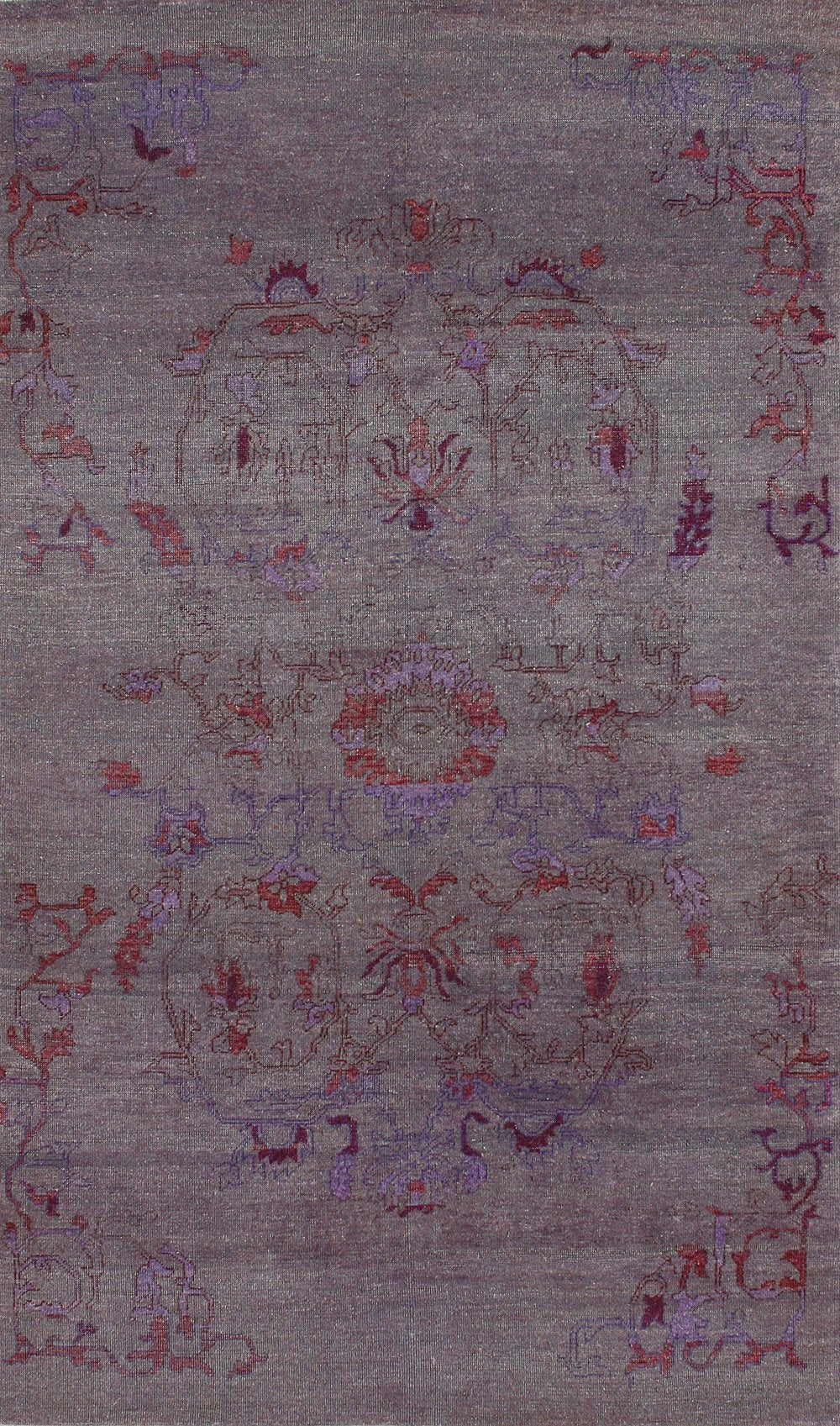 nuLOOM Rugs - Hand-Knotted Persian Garden Rug - Cobblestone