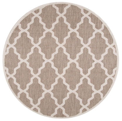 nuLOOM Rugs - Machine Made Gina Outdoor Moroccan Trellis - Taupe