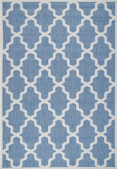 nuLOOM Rugs - Machine Made Gina Outdoor Moroccan Trellis - Blue
