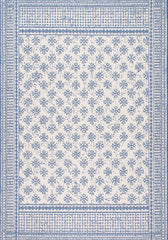 nuLOOM Rugs - Rana Border Outdoor - Blue