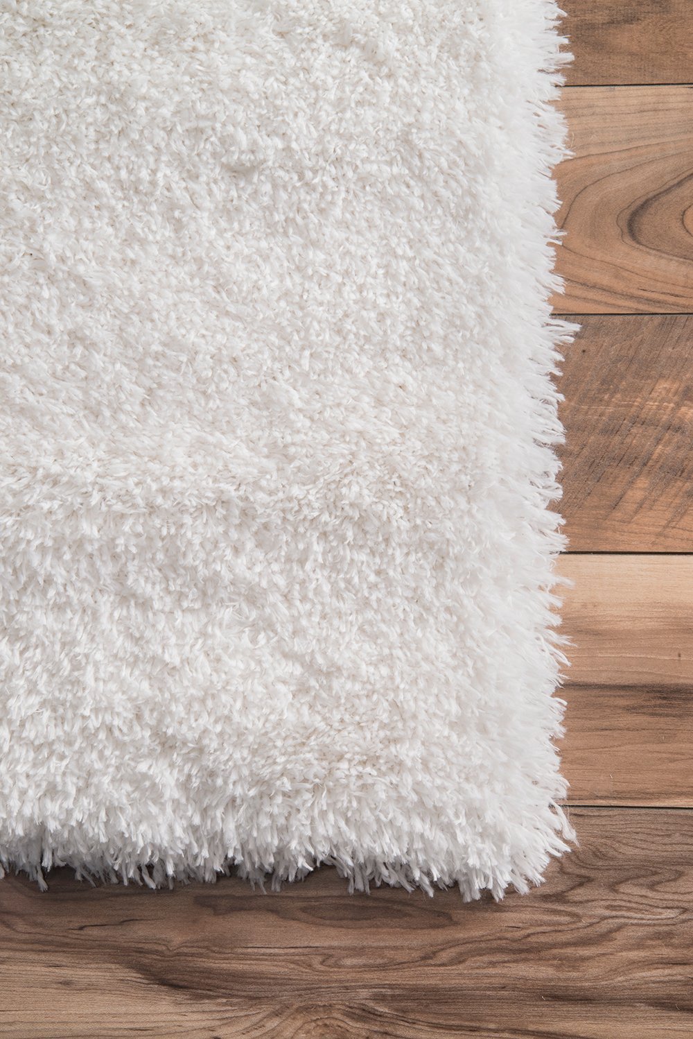 Nuloom Rugs - Gynel Cloudy Shag - Snow White