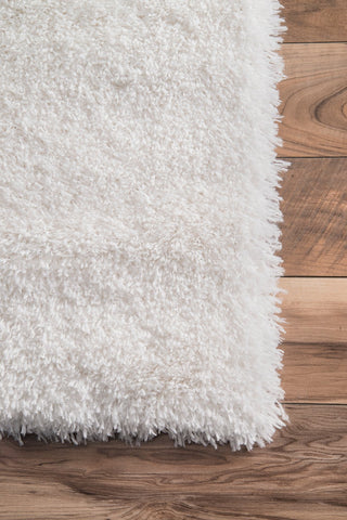 nuLOOM Rugs - Gynel Cloudy Shag - Snow White