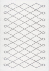 nuLOOM Rugs - Stasia Diamond Shag - Grey