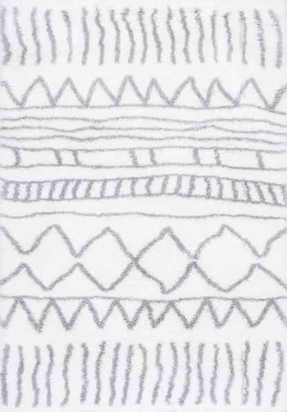 Nuloom Rugs - Renata Moroccan Shag - Grey