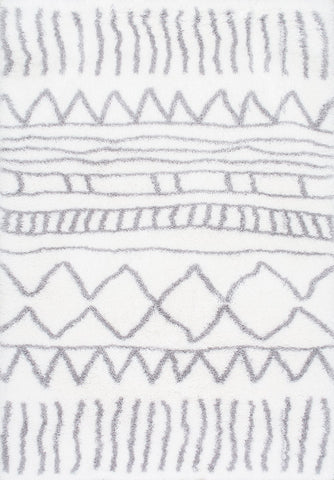 nuLOOM Rugs - Renata Moroccan Shag - Grey