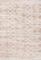 nuLOOM Rugs - Vinita Moroccan Diamonds Shaggy - Light Beige