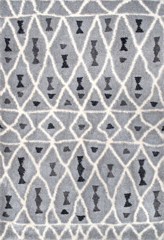 nuLOOM Rugs - Almeta Moroccan Shaggy - Grey
