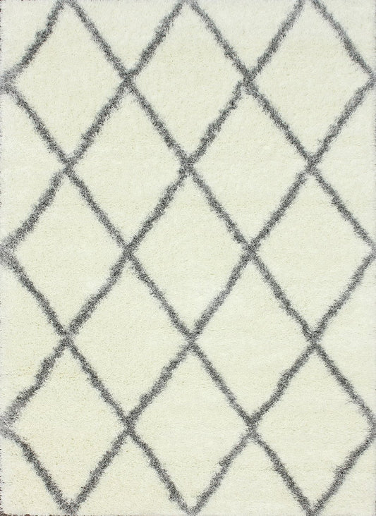 Nuloom Rugs - Machine Made Diamond Shag - Grey