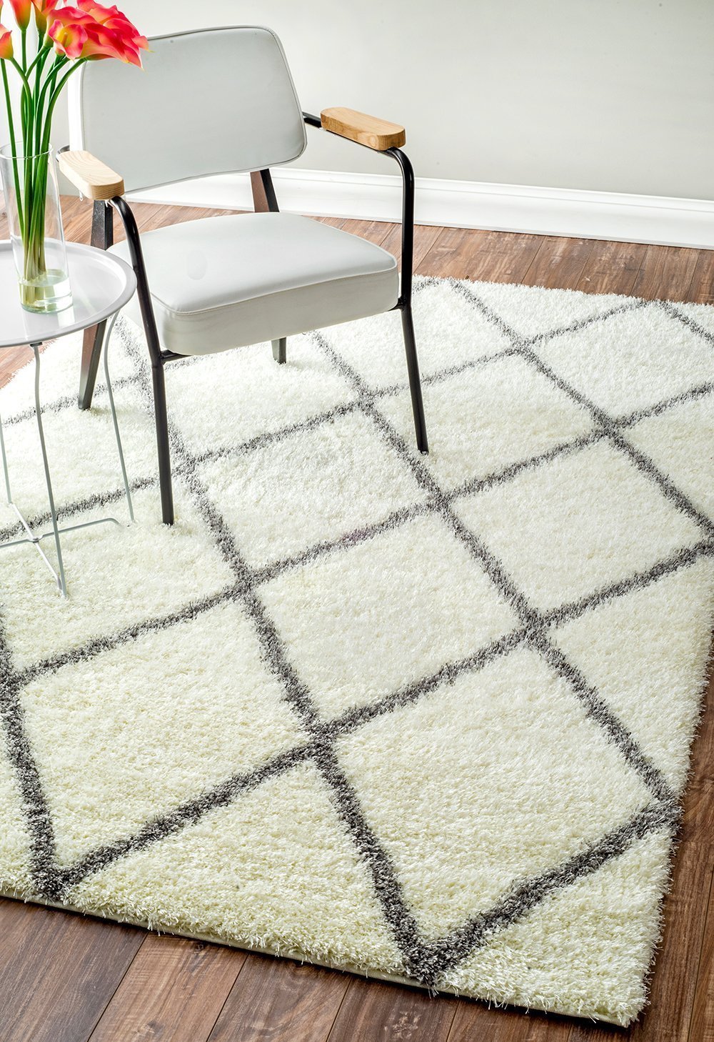 Nuloom Rugs - Machine Made Diamond Shag - Grey