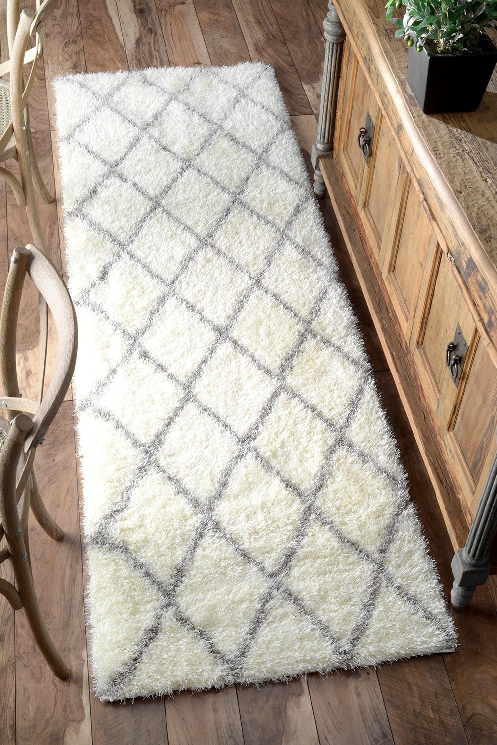 Nuloom Rugs - Machine Made Diamond Shag - Grey