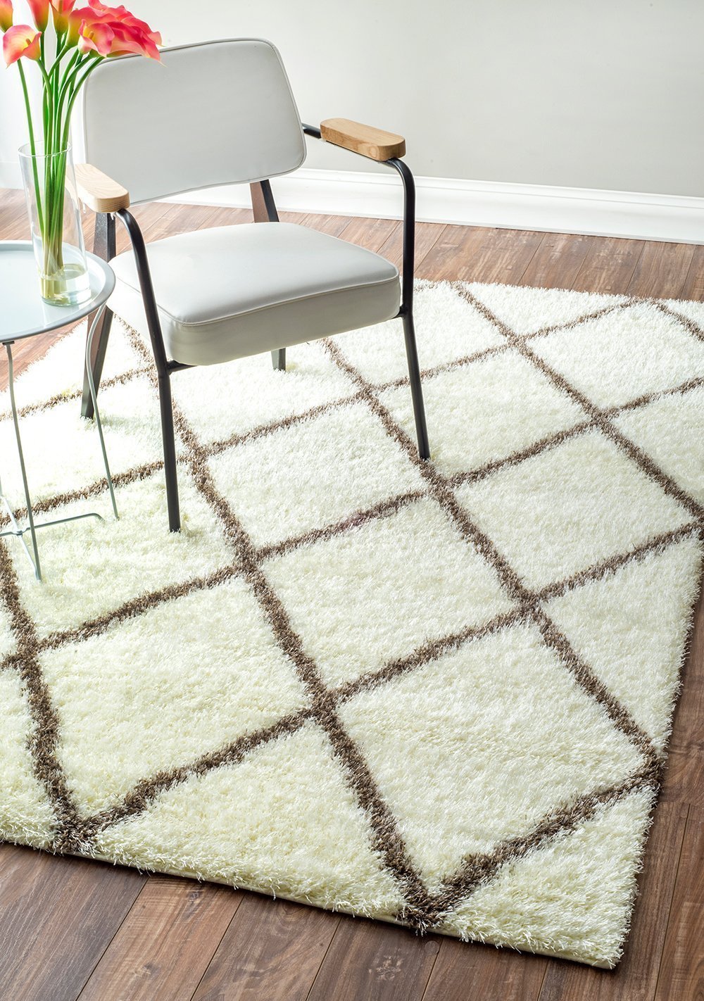 Nuloom Rugs - Machine Made Diamond Shag - Brown